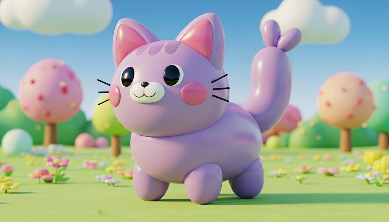 Fluffy Balloon Cat Profile